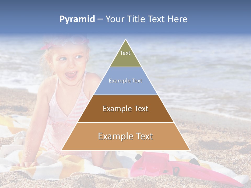 Mask Kid Towel PowerPoint Template