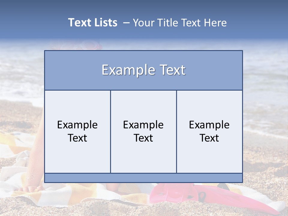 Mask Kid Towel PowerPoint Template