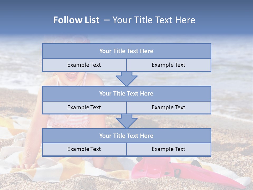 Mask Kid Towel PowerPoint Template