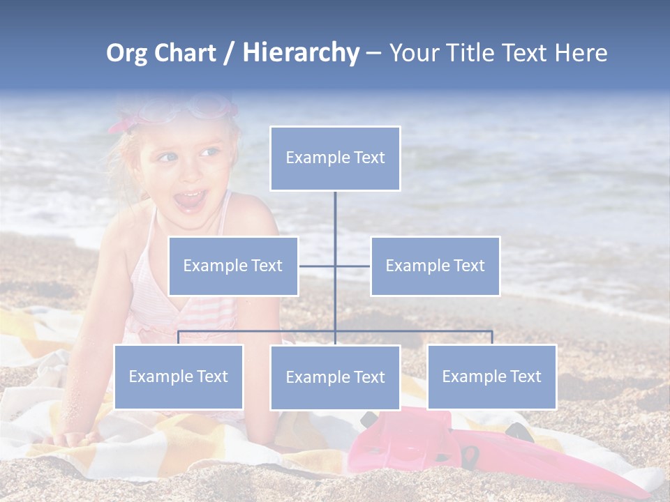 Mask Kid Towel PowerPoint Template