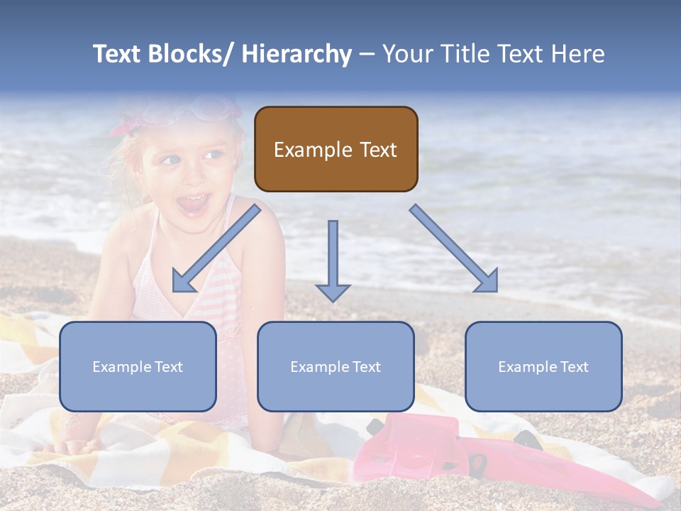 Mask Kid Towel PowerPoint Template