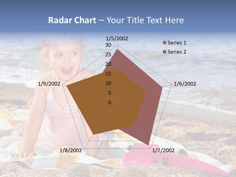 Mask Kid Towel PowerPoint Template