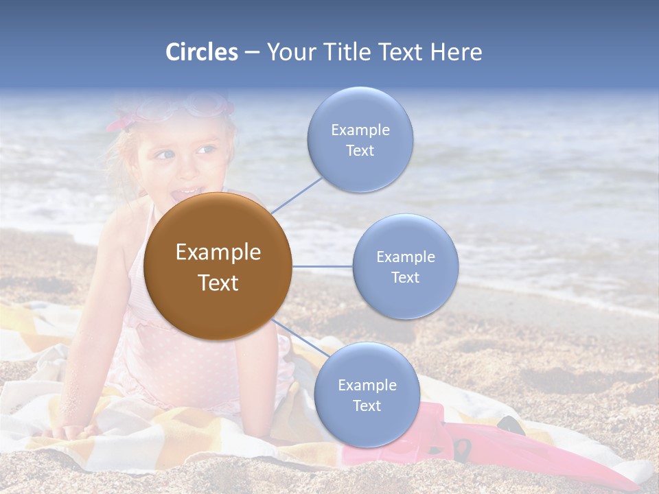 Mask Kid Towel PowerPoint Template