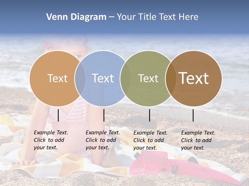 Mask Kid Towel PowerPoint Template