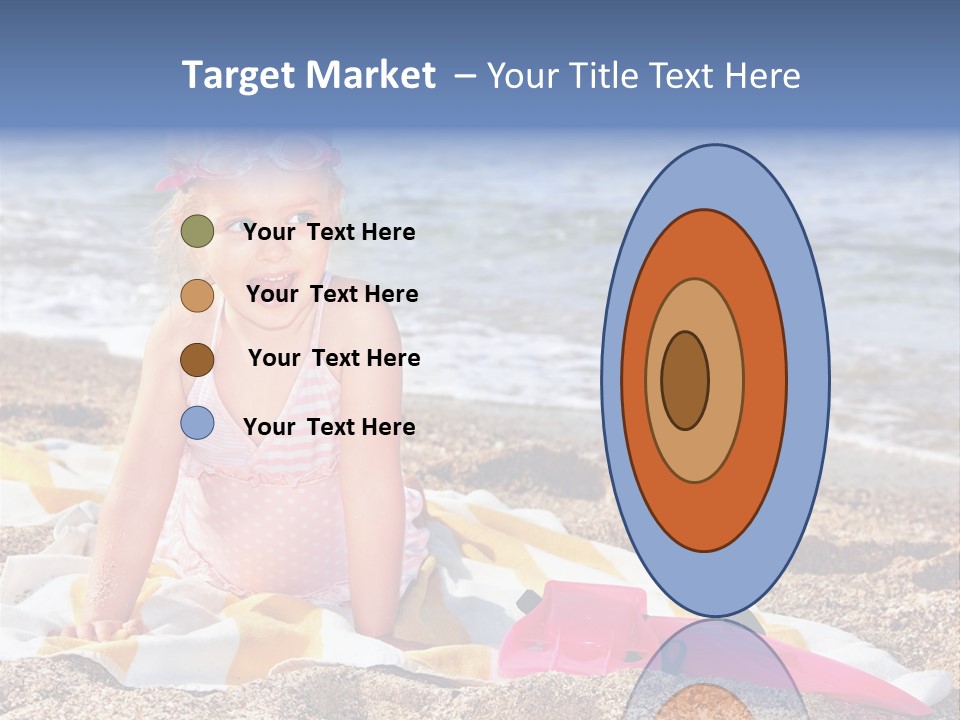 Mask Kid Towel PowerPoint Template