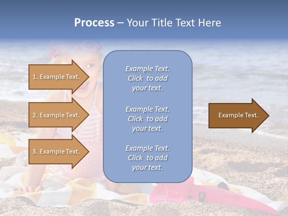 Mask Kid Towel PowerPoint Template