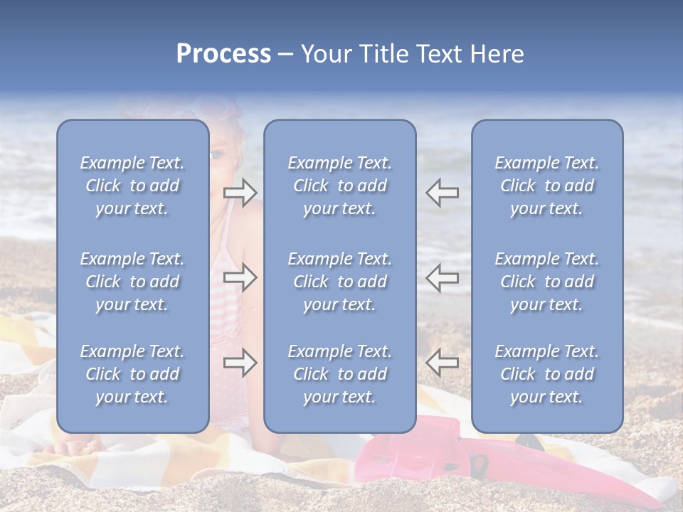 Mask Kid Towel PowerPoint Template