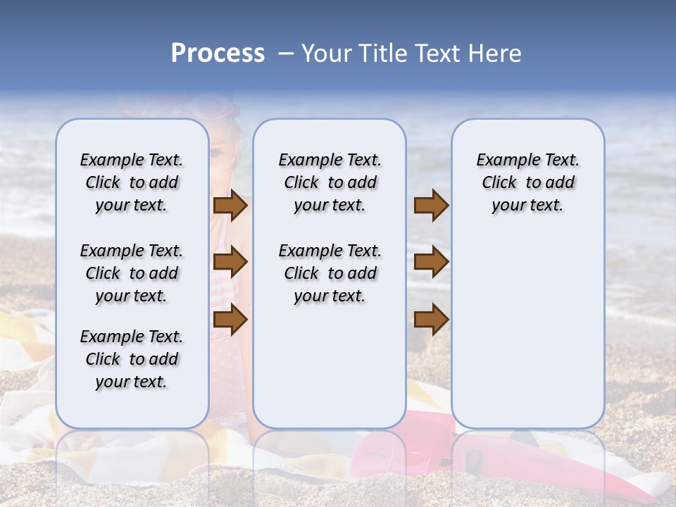 Mask Kid Towel PowerPoint Template