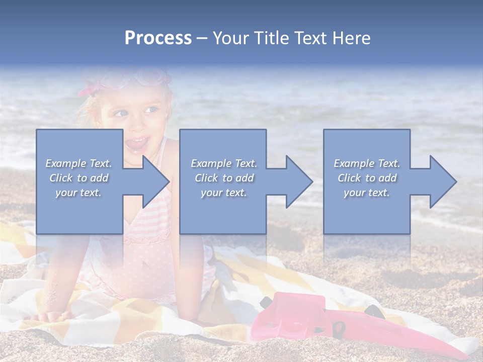 Mask Kid Towel PowerPoint Template