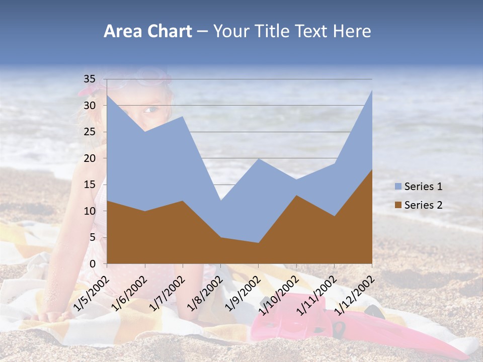 Mask Kid Towel PowerPoint Template