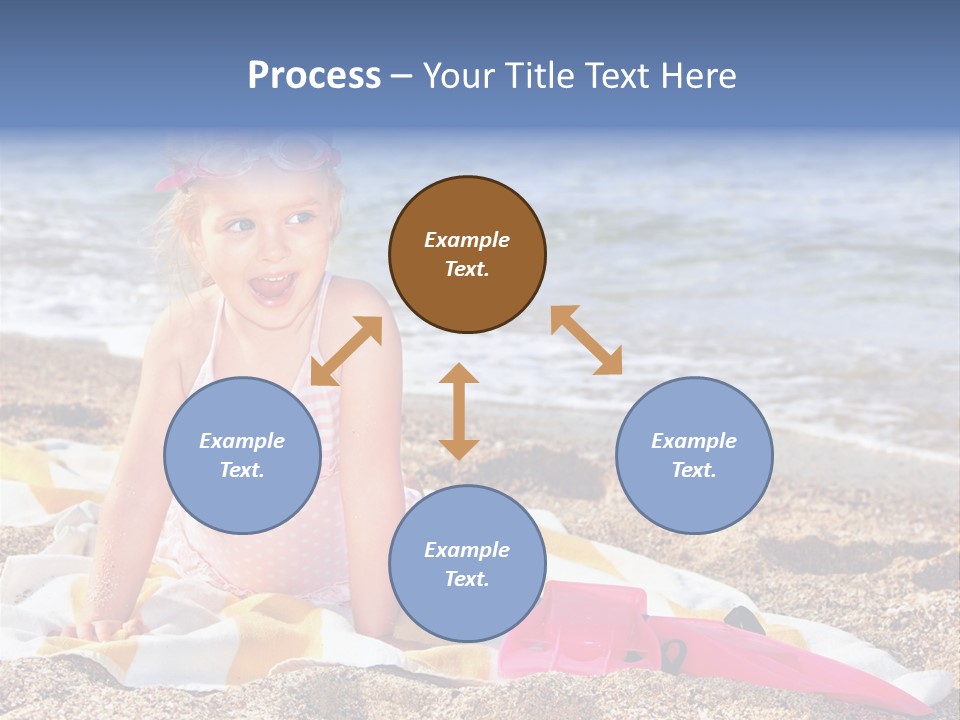 Mask Kid Towel PowerPoint Template