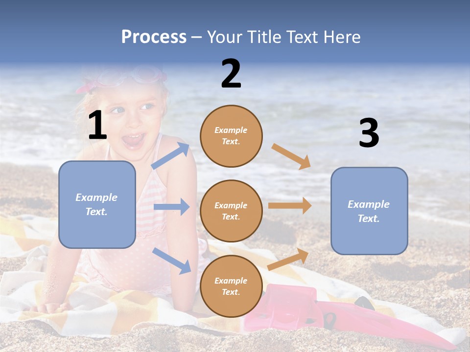 Mask Kid Towel PowerPoint Template