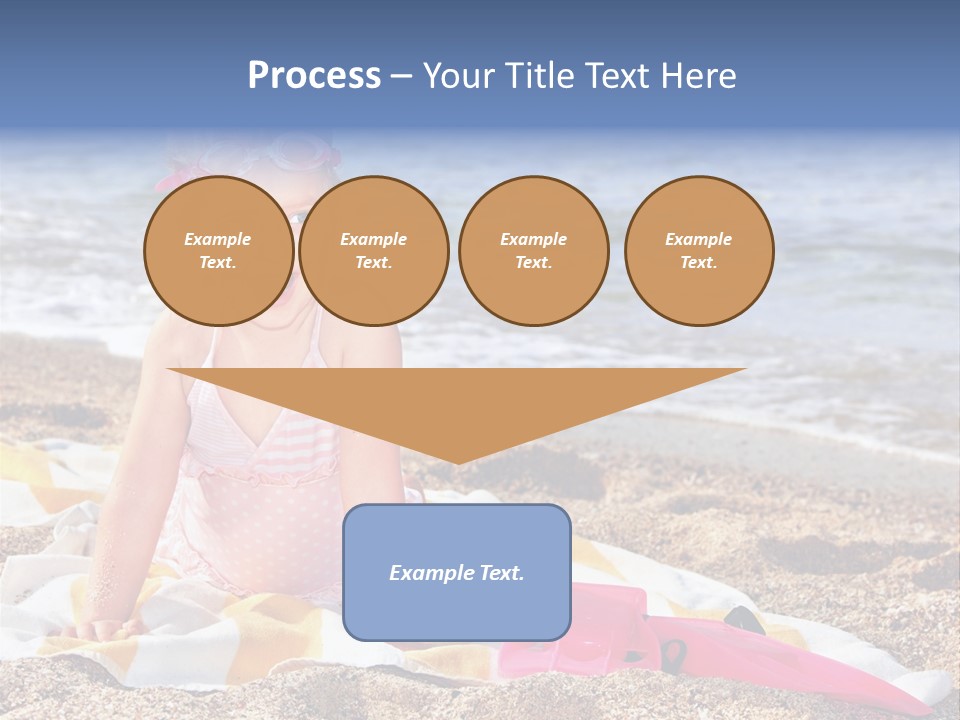 Mask Kid Towel PowerPoint Template