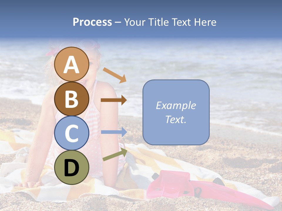 Mask Kid Towel PowerPoint Template