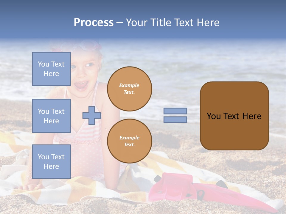 Mask Kid Towel PowerPoint Template