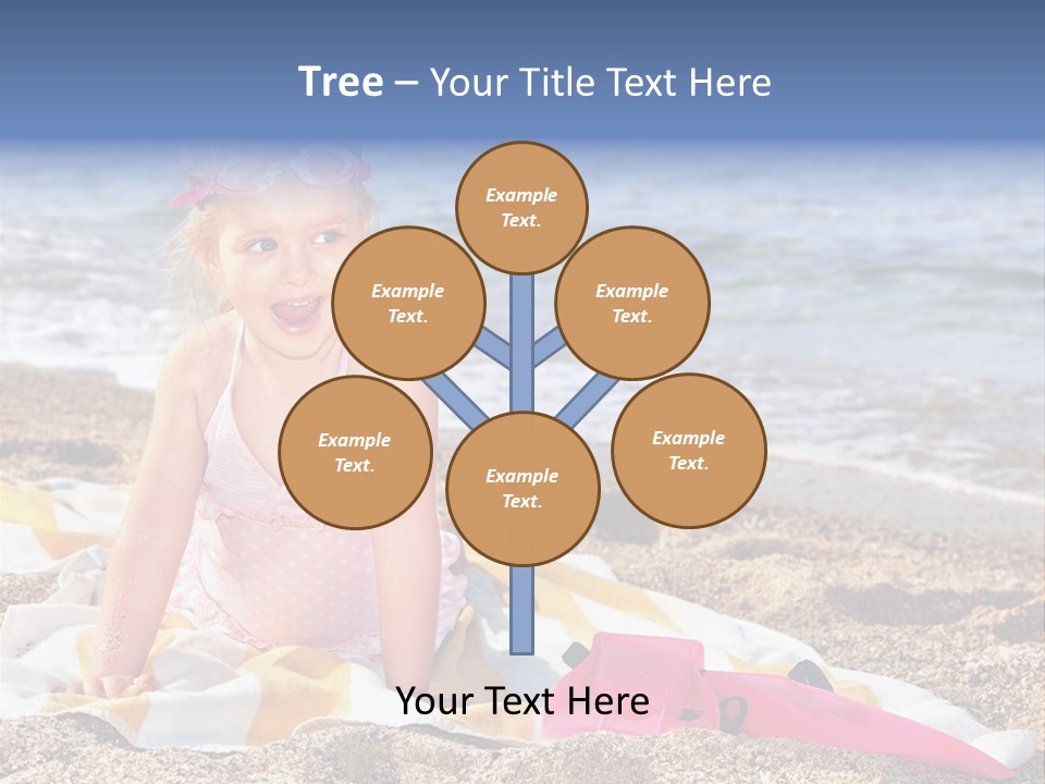 Mask Kid Towel PowerPoint Template