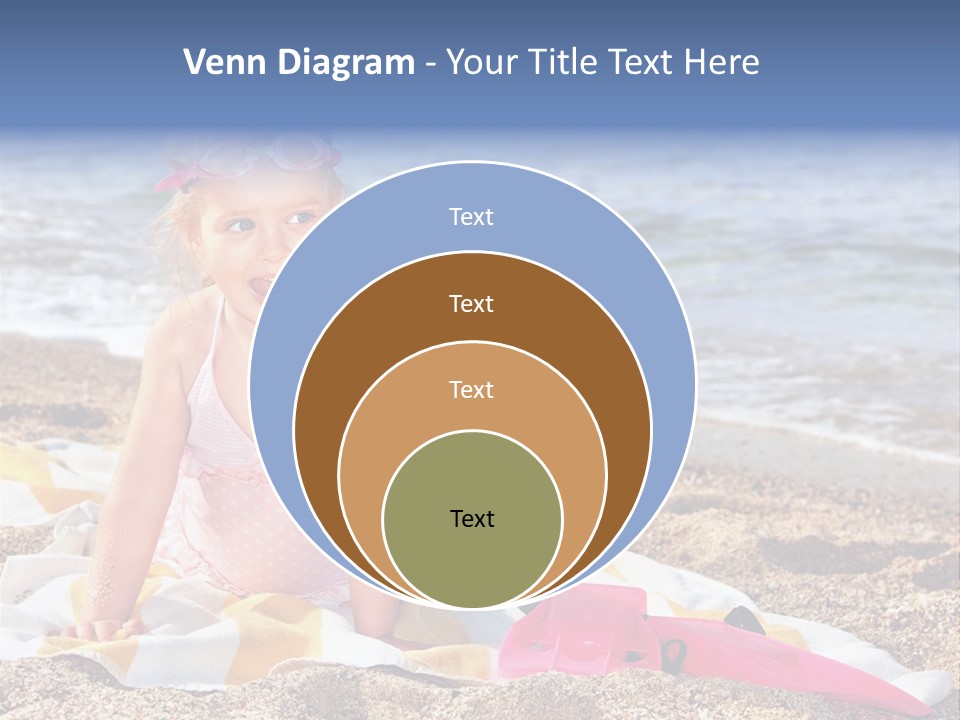 Mask Kid Towel PowerPoint Template