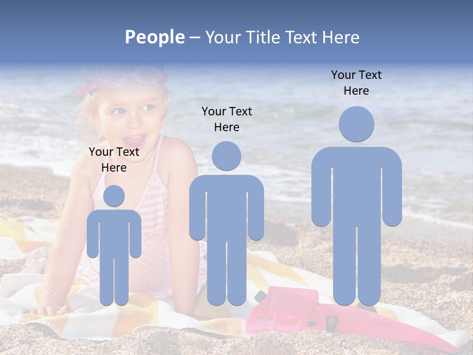 Mask Kid Towel PowerPoint Template