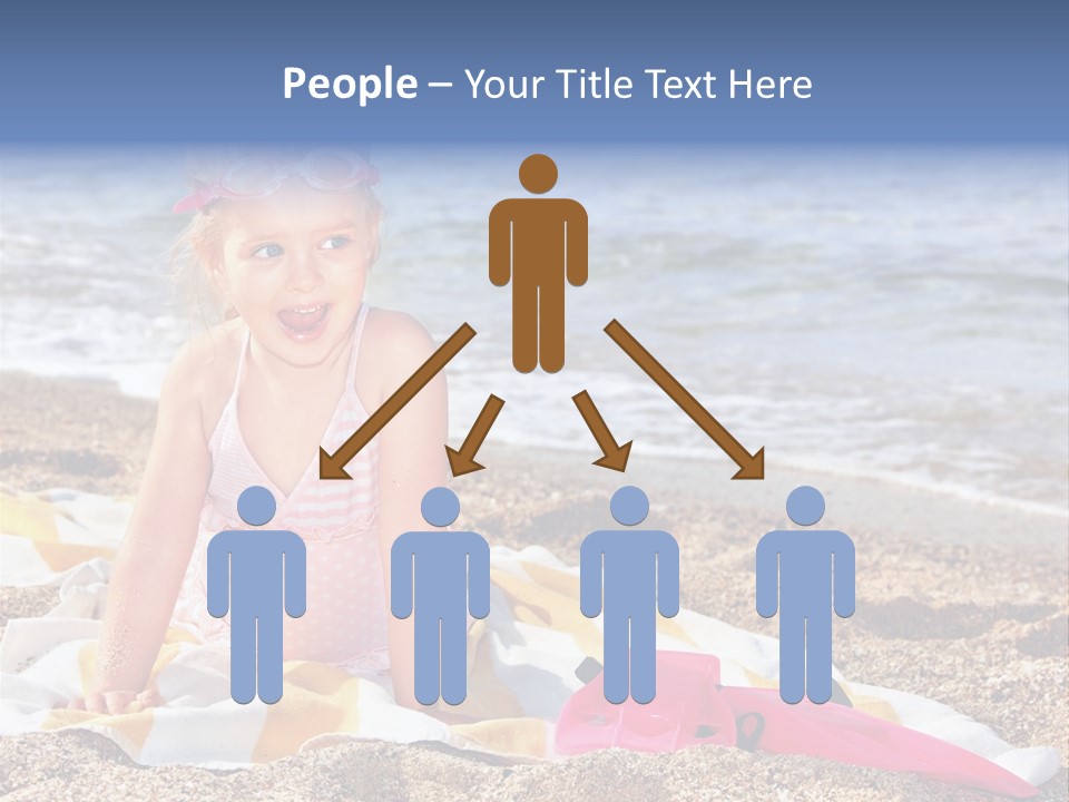 Mask Kid Towel PowerPoint Template