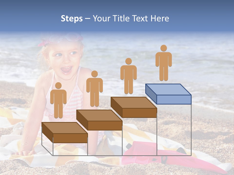 Mask Kid Towel PowerPoint Template