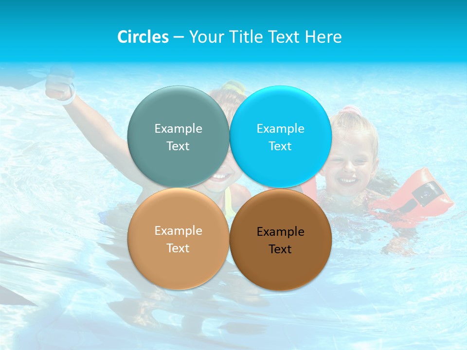 Childhood Aqua Sport PowerPoint Template