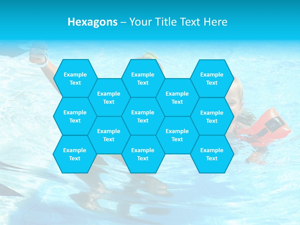 Childhood Aqua Sport PowerPoint Template