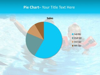 Childhood Aqua Sport PowerPoint Template