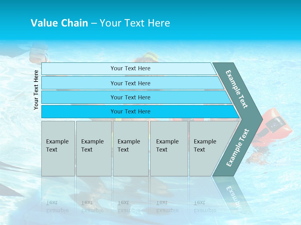 Childhood Aqua Sport PowerPoint Template