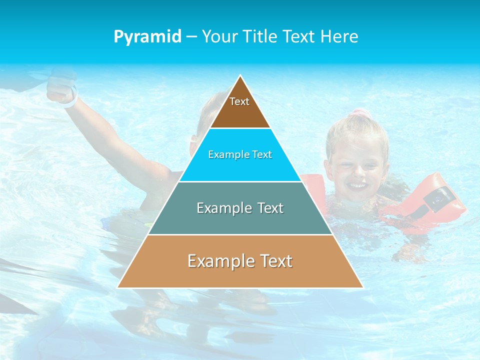 Childhood Aqua Sport PowerPoint Template