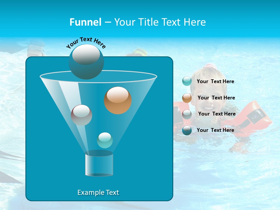 Childhood Aqua Sport PowerPoint Template
