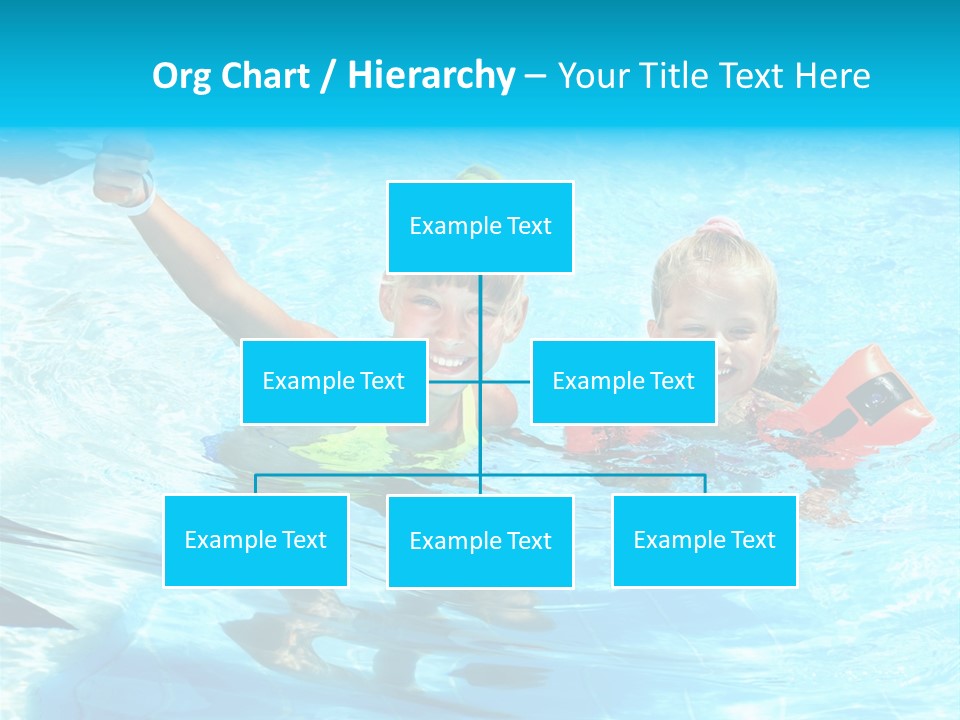Childhood Aqua Sport PowerPoint Template
