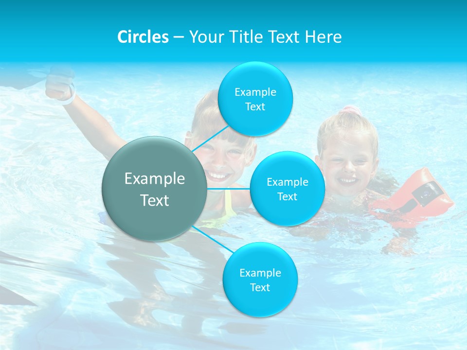 Childhood Aqua Sport PowerPoint Template