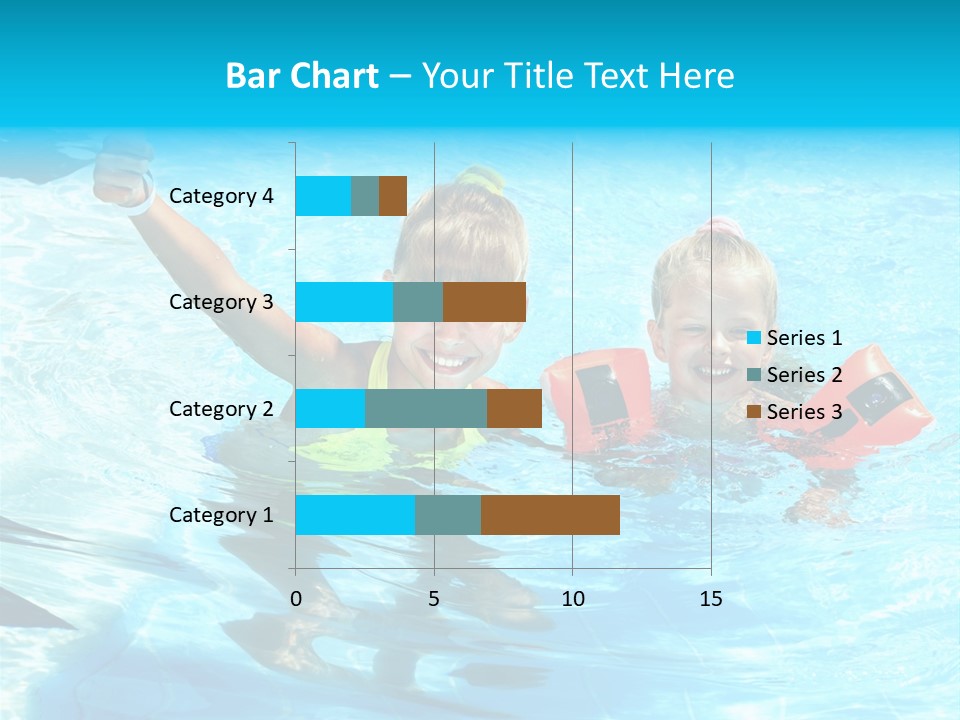Childhood Aqua Sport PowerPoint Template