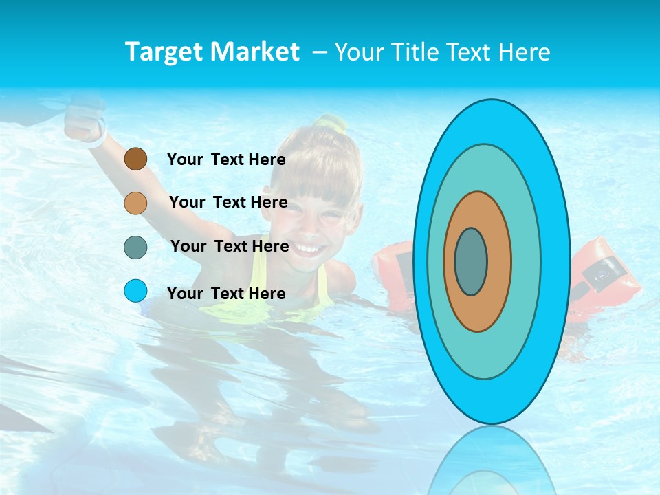 Childhood Aqua Sport PowerPoint Template