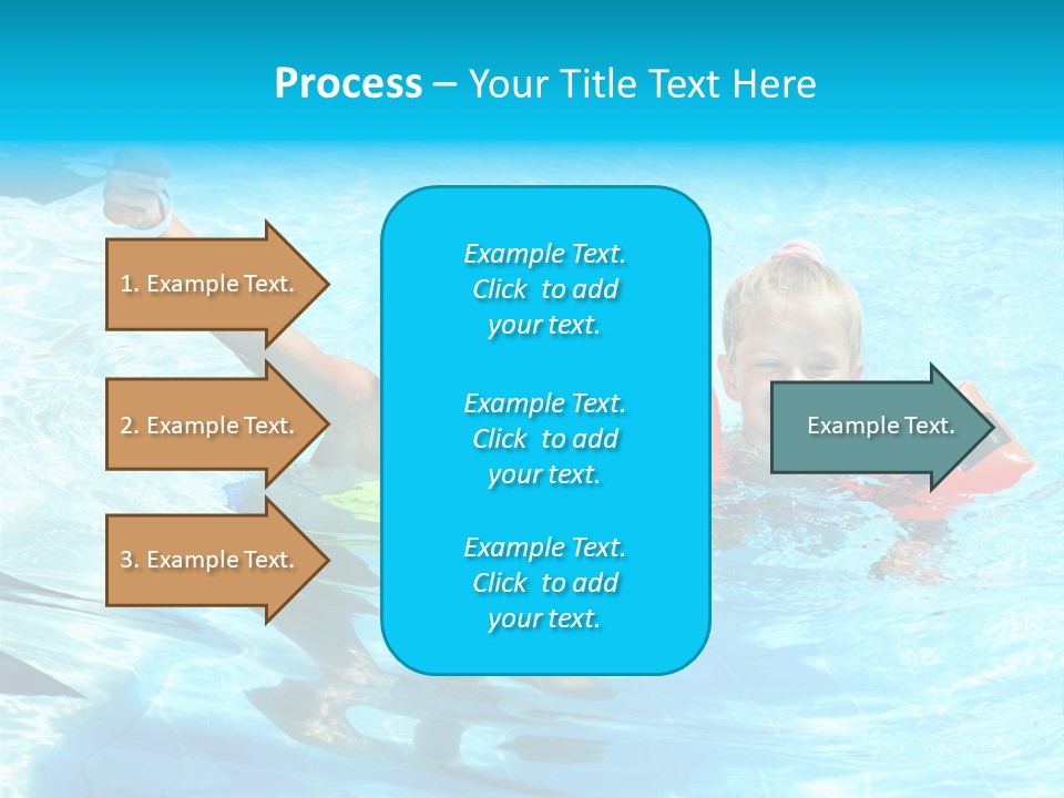 Childhood Aqua Sport PowerPoint Template