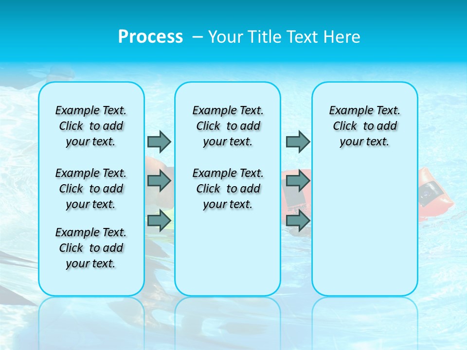 Childhood Aqua Sport PowerPoint Template