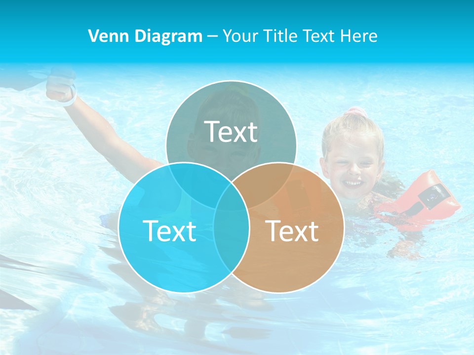 Childhood Aqua Sport PowerPoint Template