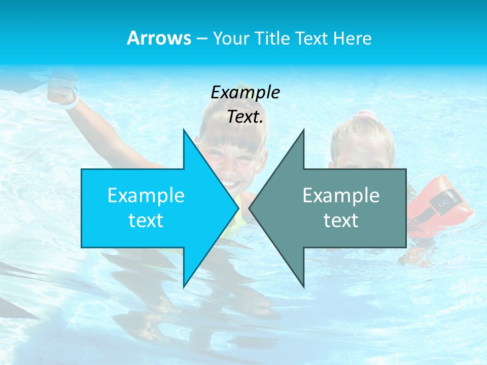 Childhood Aqua Sport PowerPoint Template