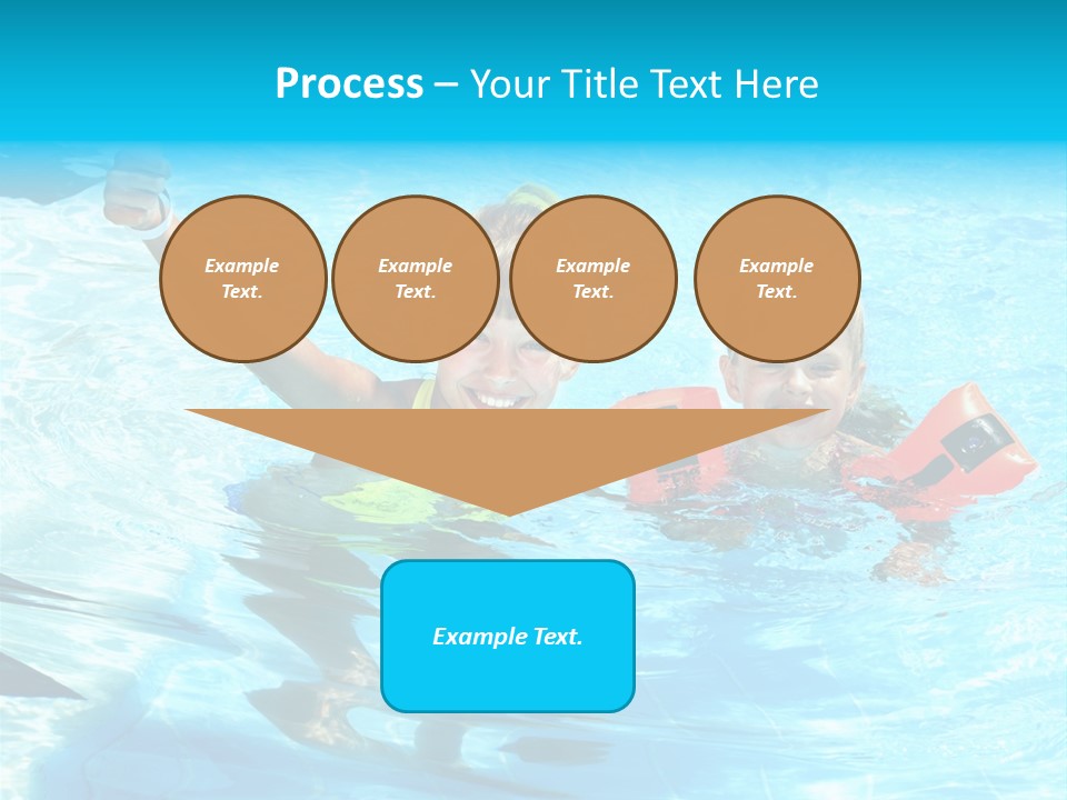 Childhood Aqua Sport PowerPoint Template