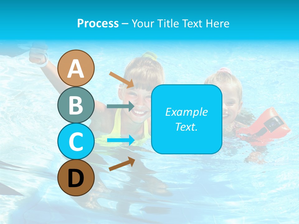 Childhood Aqua Sport PowerPoint Template