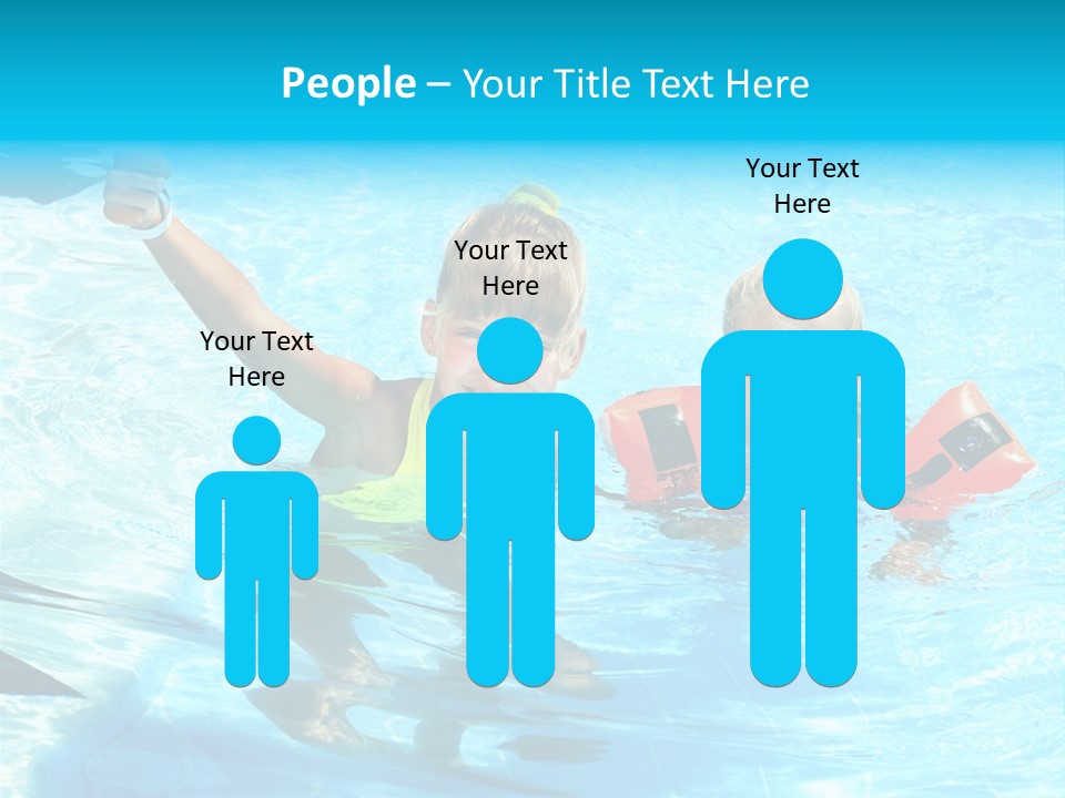 Childhood Aqua Sport PowerPoint Template