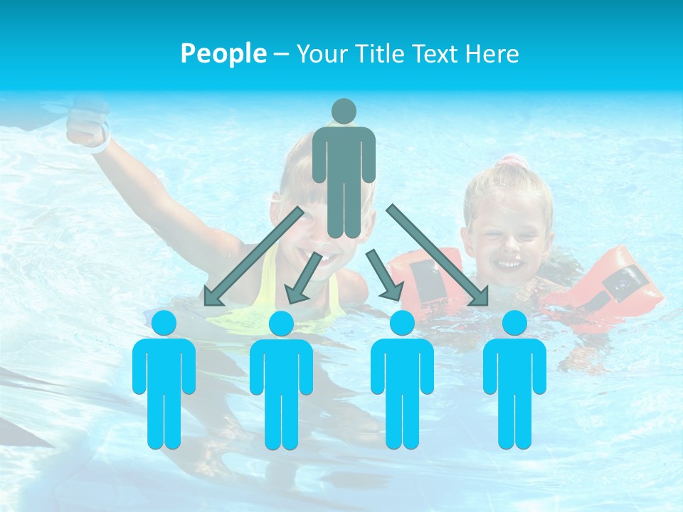 Childhood Aqua Sport PowerPoint Template