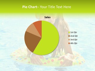 Water Park Swim Orange PowerPoint Template