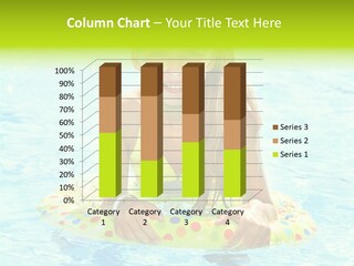 Water Park Swim Orange PowerPoint Template