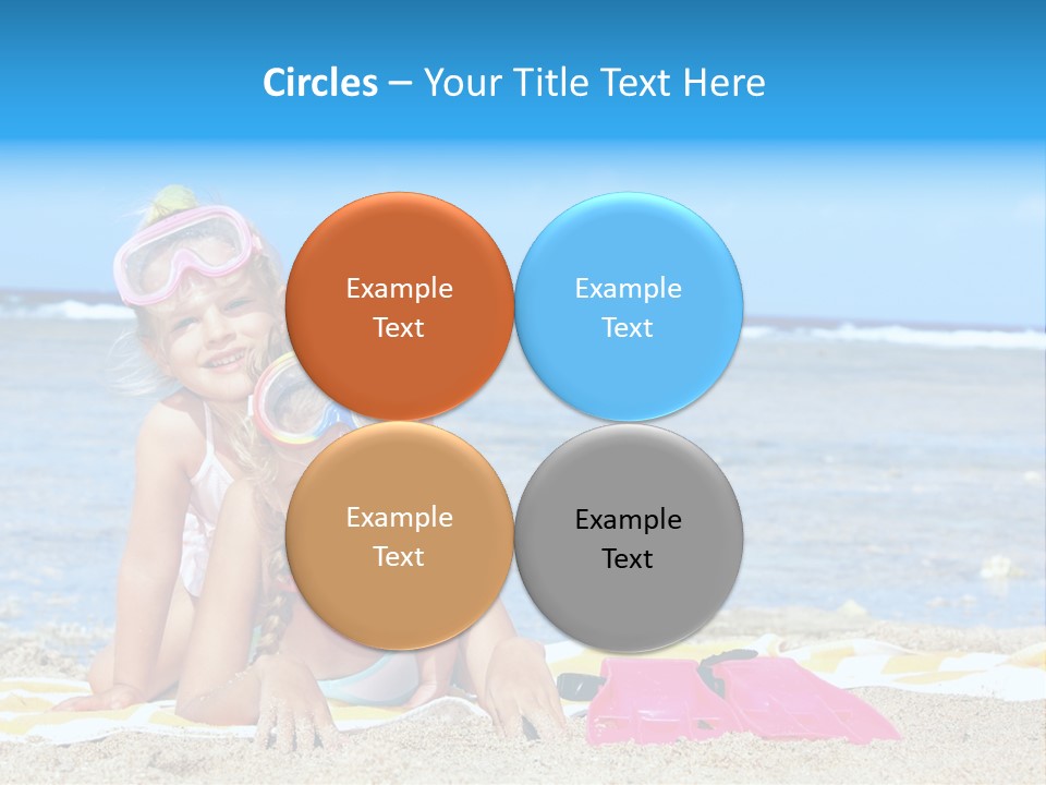 Pie Play Bucket PowerPoint Template