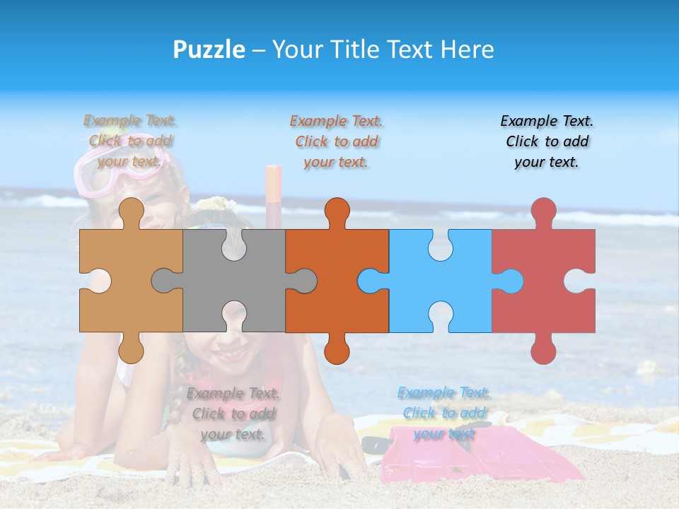 Pie Play Bucket PowerPoint Template