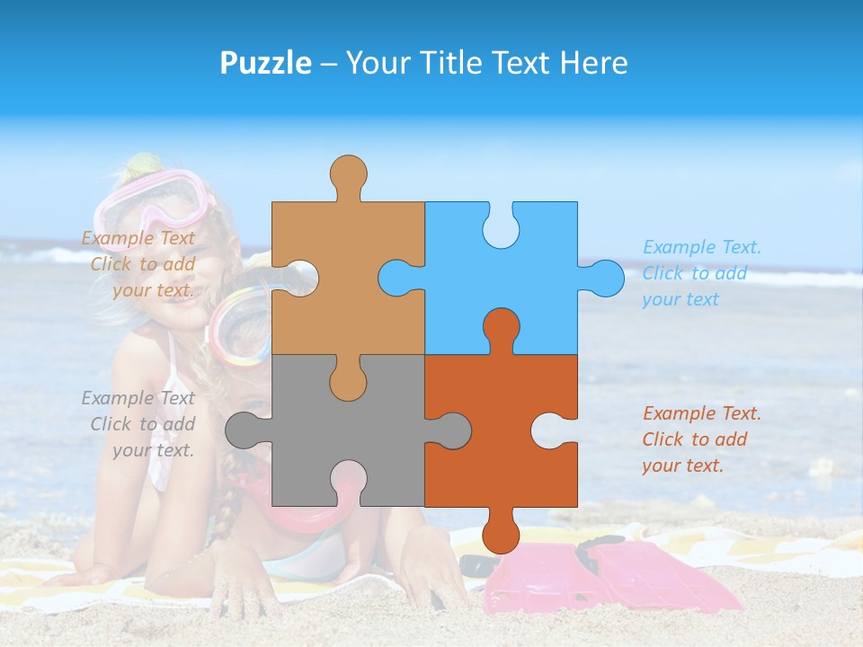 Pie Play Bucket PowerPoint Template