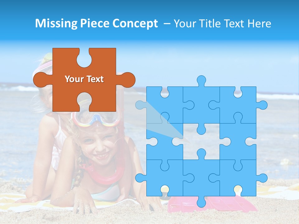 Pie Play Bucket PowerPoint Template