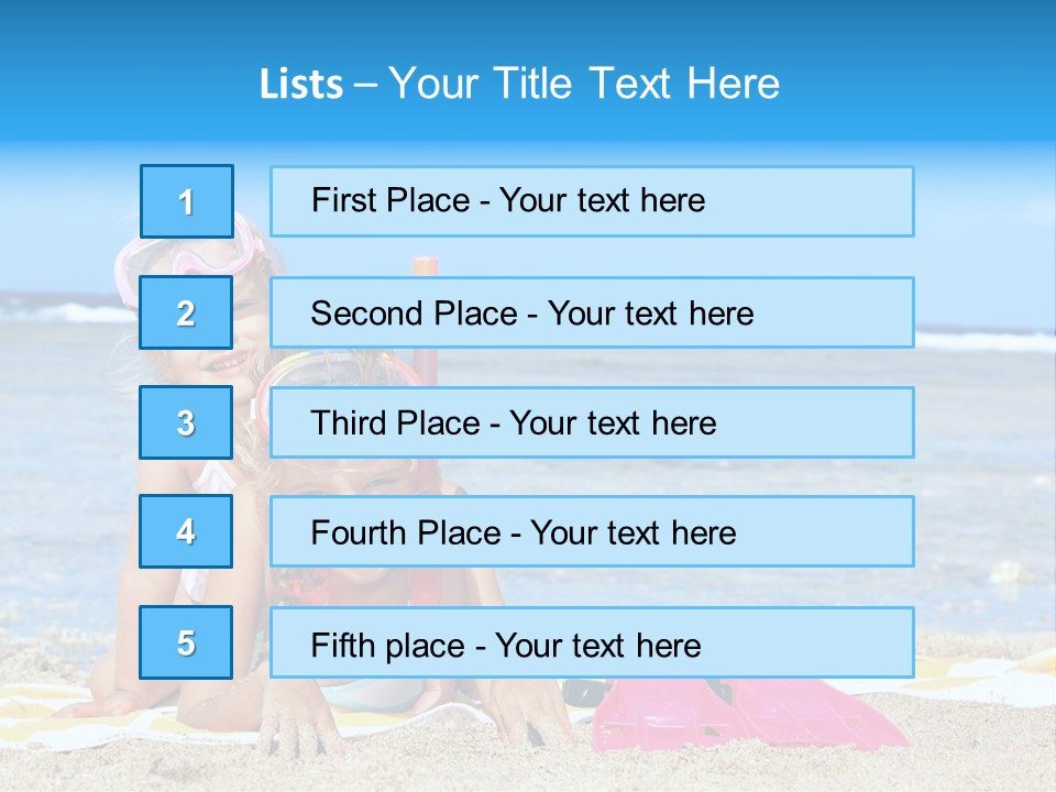 Pie Play Bucket PowerPoint Template