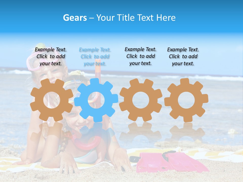 Pie Play Bucket PowerPoint Template